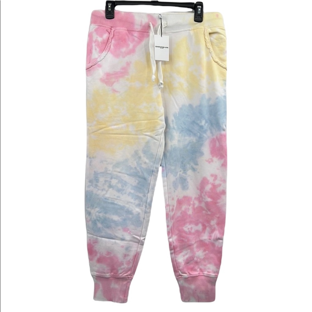 🆕Generation Love Kate Ruffle Pocket Tie Dye Sweatpants Joggers Loungers